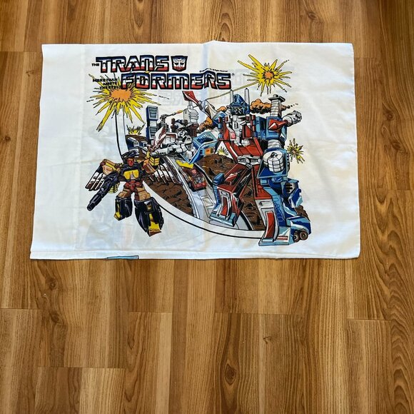 Vintage 1986 Hasbro Transformers GI Optimus Pillow Case - Picture 1 of 6